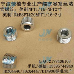 寧波佳楠專業(yè)DIN910 JB ZQ4450堵頭 優(yōu)質(zhì)五金產(chǎn)品制造解析